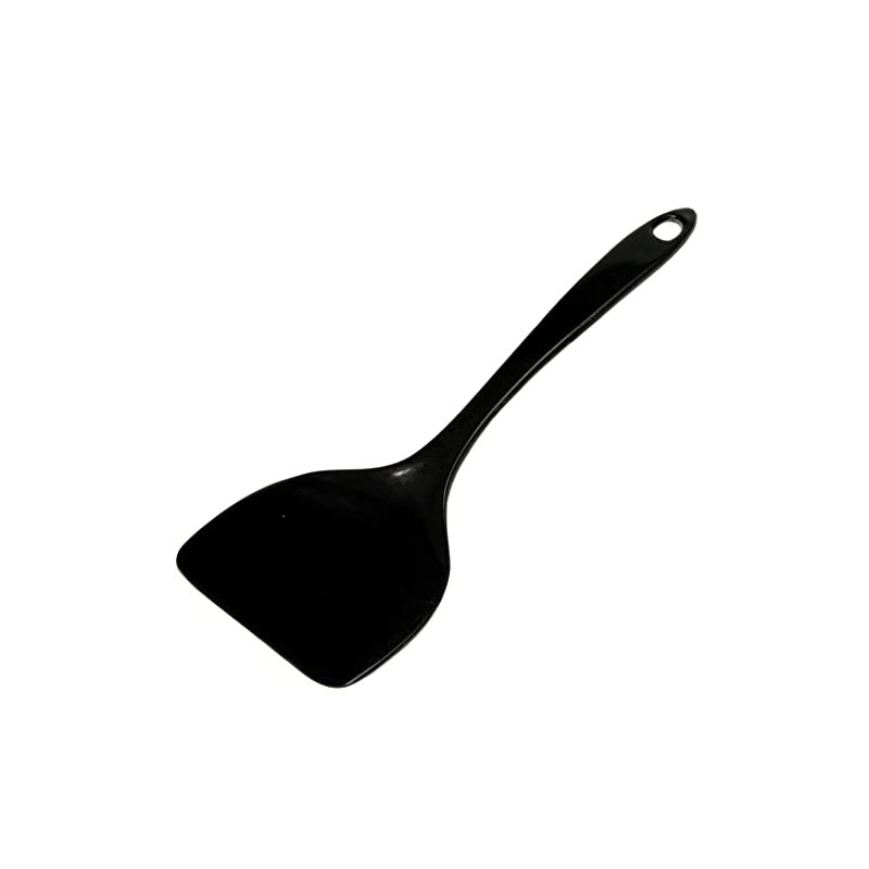 Chef Craft Basic Melamine Jumbo Turner/Spatula, 11.75 inch, Black
