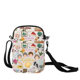 AATOP Golden G Crossbody Bag Golden G Lovers Gift Golden G Gift For Women Tv Show Fans Gift Golden G Canvas Handbag (golden CB)