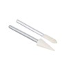 uxcell Wool Felt Mounted Points 24 Pcs 3mm Tapered &