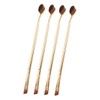 Baluue 4pcs Double-end Concealer Brush Angled Blending Applicators for under