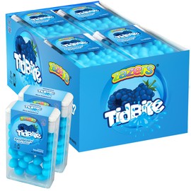 Fresh Raspberry Breath Savers Candy TidBites for on the go Refreshment - Berry Flavored Hard Candy Mouth Breath Fresherner, Pack Kills Bad Breath Germs, Gluten Free, Kosher - 16 Units, 0.63oz