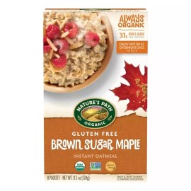 Nature'S Path Organic Brown Sugar Maple Oatmeal, 11.3 Oz (Pack of 1), Gluten Fre