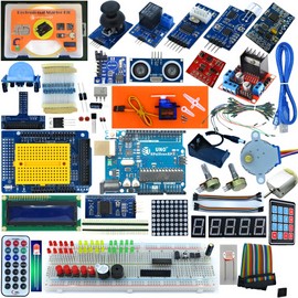ePalZoneXP Professional Uno R3 Starter Kit Compatible with Arduino IDE, the Most Detailed 50+ Lessons, Plus 40+ Background Knowledge Articles, Detailed Explanation, Compass, Gyro UK