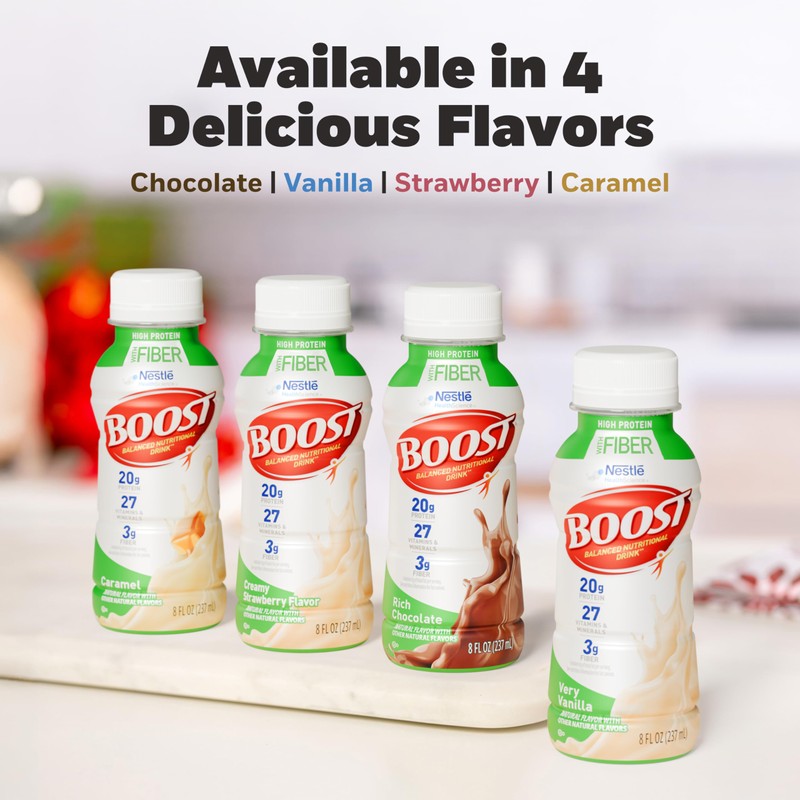 BOOST High Protein with Fiber Ready to Drink Complete Nutritional