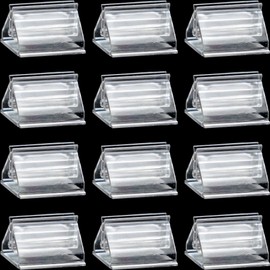 50 Pieces Game Card Stands Plastic Card Holder Clear Small Wedding Table Place Card Stand for Board Game Cards Table Signs Memos Pictures Photos DIY Party Favors