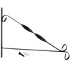 COM-FOUR® 2x wall bracket made of powder-coated steel for hanging