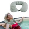 MABOZOO U-Shaped Hot Bathtub Pillow,Inflatable Spa Pillows for Hot Tub