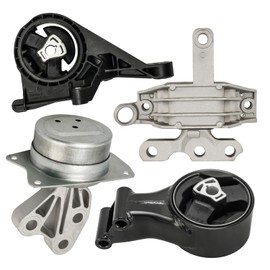 Torchbeam Engine Motor Mount and Trans Mount Fit for Buick Regal 2011-2013 2.0L/2.4L, Buick Lacrosse 2011 2.4L, Replace A5502,A5501,A5537,A5532, 4PCS, Engine Mounts and Transmission Mount