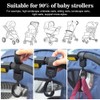 Non-Slip Pram Hook Bag Hook, Attachment Carabiner Pram Hook Clips,