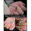 EBANKU 120Pcs Poly Gel Nail Forms, Long Square Clear Dual