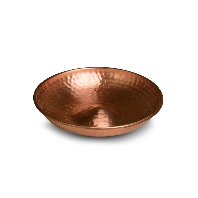Monarch Abode 17065 Hanging Hammered Copper Bird Bath