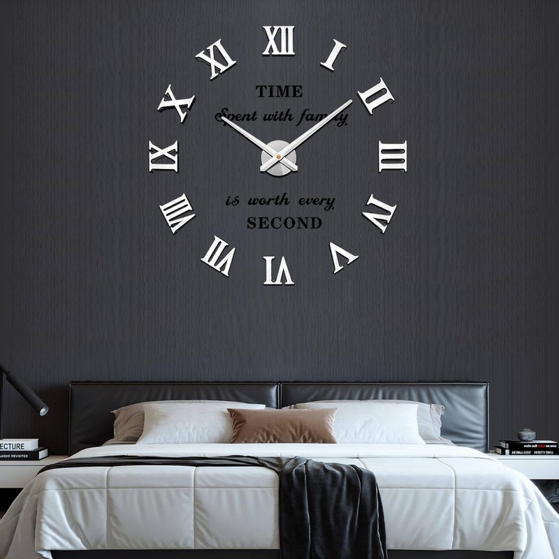 VANGOLD Wall Clock 26"~39",Super Long Warranty 90 Days, Free Replacement
