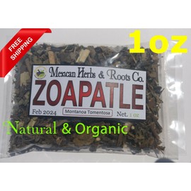 Mexicanherbs 1oz Zoapatle, Zihuapatle, Cihuapatli, Montanoa tomentosa acahuiete,Ciguapatle