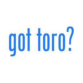 RDW Got Toro ? Sticker - Decal - Die Cut - Fatty Tuna - Blue 2.43" x 1.13"