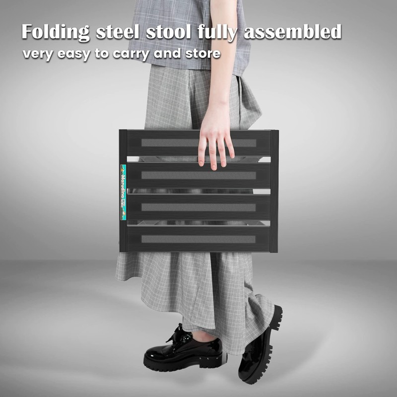 Marudina Large Platform RV Step with Cloth Cover and Anti-Slip