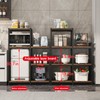 jarrvz 6-Tier Kitchen Bakers Rack, Freestanding Mini Fridge Stand Height