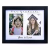 Modern Mama Memories Then and Now Graduation Picture Frame, Double