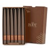 Root Candles 12-Count Unscented Taper Candles Smooth Hand-Dipped Dripless Beeswax