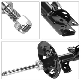 SOBOANT Suspension Shock Absorber Strut Front Left Driver Right Passenger Side Black L4 for Toyota for Camry 2.5L 2018-2022 3350048 3350049,Fit Testing