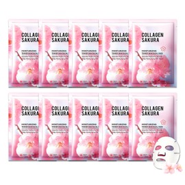 10 Pcs Facial Sheet Face Mask Set,Hydrating Face Mask Sheets Set For All Skin Types 14