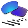 Betterun Blue Polarized Replacement Lenses/Rubber Kits for Oakley Flak Jacket