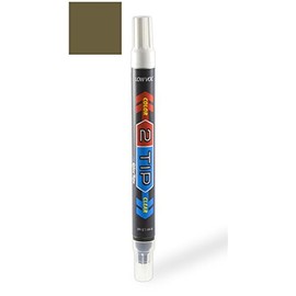 ColorRite 2Tip for Jeep Wrangler Automotive Touch-up Paint - Dark Khaki (Hard top/matt) ZJ8 - Color-and-Clearcoat Package