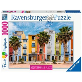 Ravensburger 14977 Mediterráneo Collection Villajoyosa, Alicante, España, 1000 Piezas Rompecabezas para Adultos y niños de 12 años en adelante