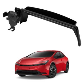 FIILINES Dashboard Storage Tray & Phone Holder Compatible with Toyota Prius 2023 2024 2025(ONLY FIT for 12.3INCH), Dash Center Console Organizer Cell Phone Mount Interior Accessories Black