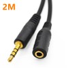 REY 3.5mm Male to Female 4 Pin Audio and Microphone