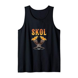 Skol Vikings Drinking Horn Nordic Scandinavia Tank Top