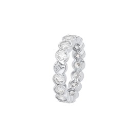 JOOP! 2038919 Women's Ring 925 Sterling Silver with Synthetic Zirconia White Comes in Jewellery Gift Box, Cubic Zirconia