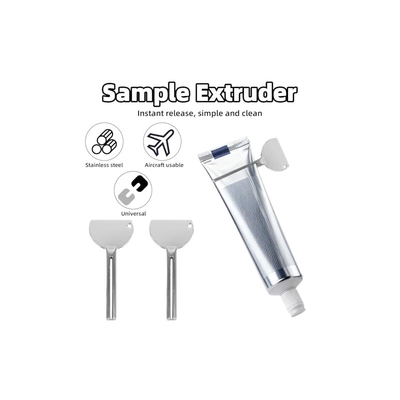 2pcs Metal Squeezer Key, Tube Squeezer Key Salon Manual Toothpaste