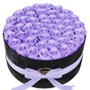 Forever Real Roses in Suede Box - 47-Piece Roses in