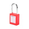 38mm Lockout Lock,Insulation Safety Engineering Loto Padlock for Machinery Manufacturing