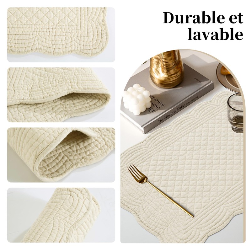 TOPROUD Place Mats (Beige)
