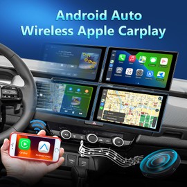 Movols Guard your home 9inch Wireless Stereo System with Carplay Android Auto