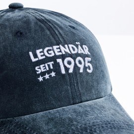 Jeasona Navy Blue Baseball Cap for Men Legendary Cap Birthday Gifts for Men, Navy-30, Unit size