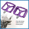 A ABSOPRO 1 Pair Non-Slip Pedals Platform Flat Bicycle Pedals