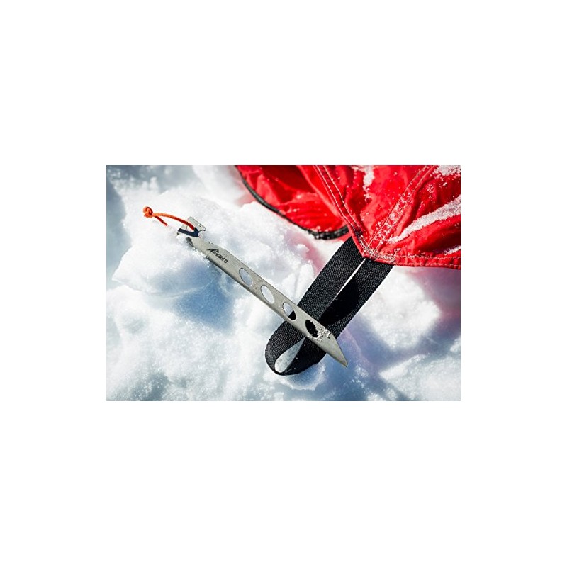 SUB ZERO Strong Lightweight Hard Ground Titanium V Shaped Camping