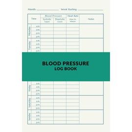 Daily Blood Pressure Log Book: Monitor, Record, and Manage Your Blood Pressure Effectively
