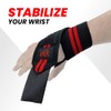 S&M Logistik Wrist Weightlifting Wraps for Bodybuilding, Rows, Weightlifting Curls