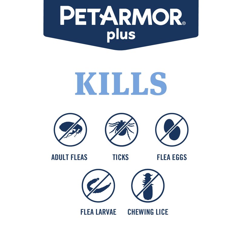 PetArmor Plus Flea and Tick Prevention for Dogs, Small Dog