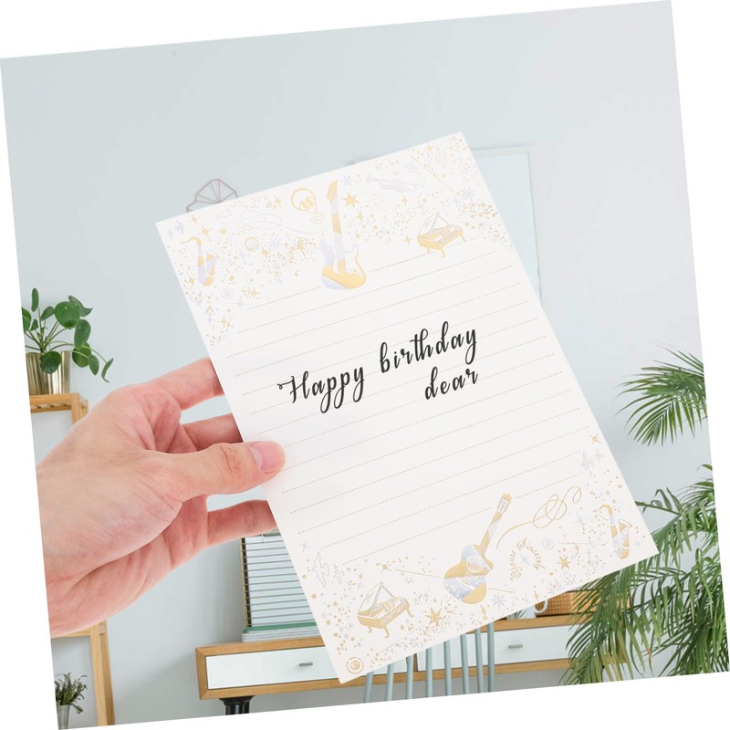 Operitacx 1 Set Gold-Plated Writing Paper Delicate Wedding Envelopes Envelopes