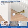 KISEER 12 Pack Spring Door Stops 3 1/4 Inch Flexible