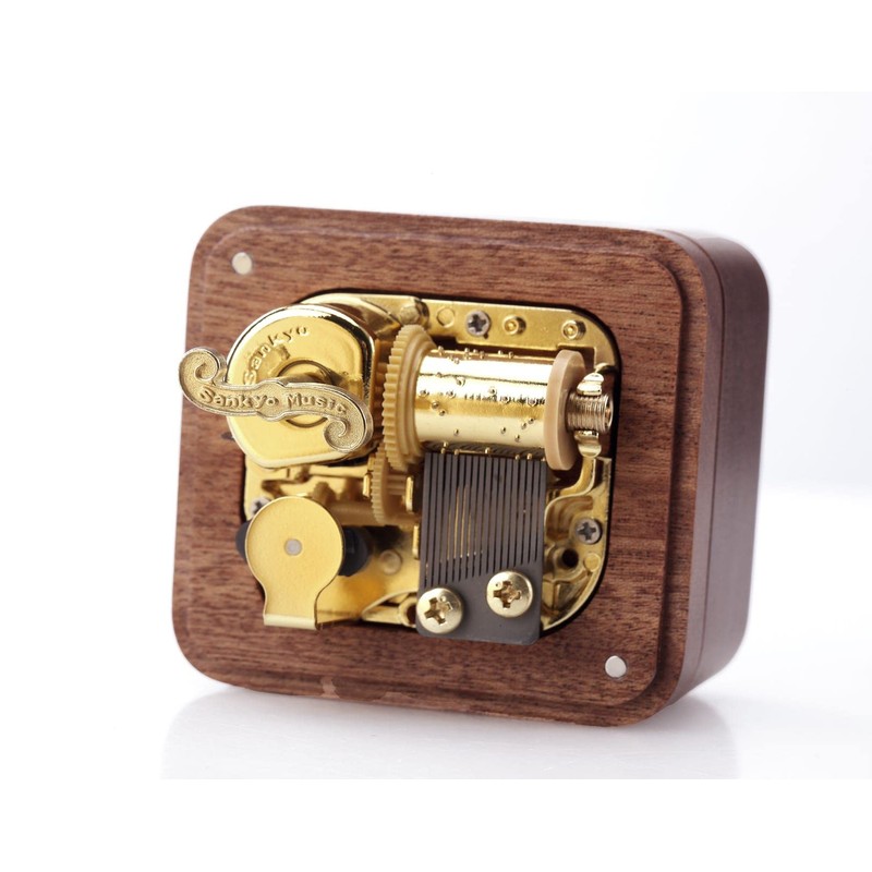 Sinzyo Music Box, Wooden Music Box, Anniversary, Birthday Gift, Celebration,