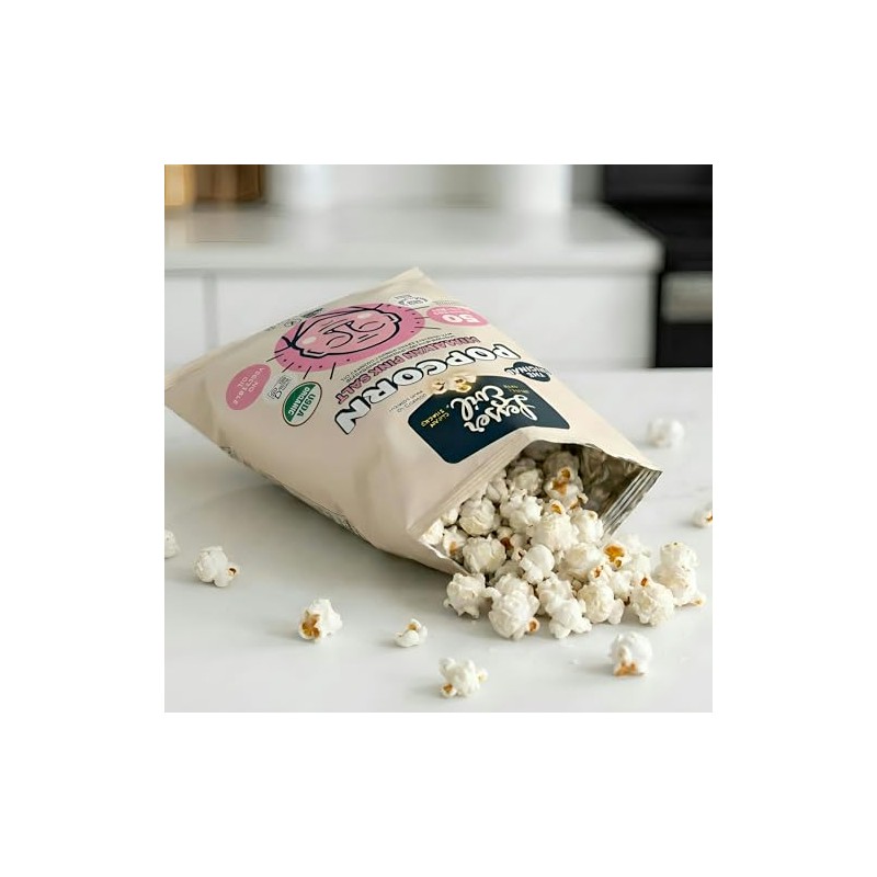 Lesserevil Organic Popcorn, 0.46oz Bulk Foodservice Case, 96 Bags (Himalayan