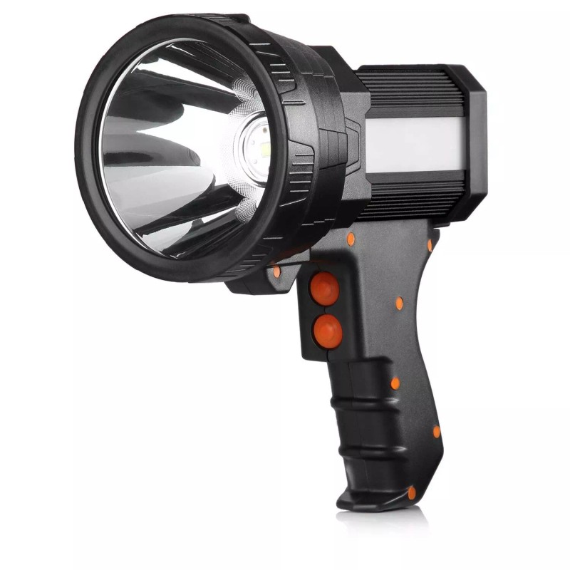 BUYSIGHT Rechargeable Spotlight,Spot Lights Hand held Large Flashlight 1000,0...