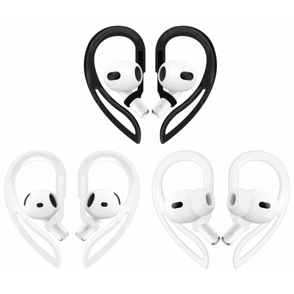 IiEXCEL Compatible with AirPods 4 Ear Hooks, Replacement 360 Angle