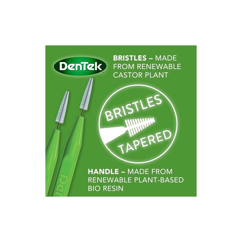 DenTek ECO Slim Brush Mint Flavoured Interdental Brushes (ISO1) for