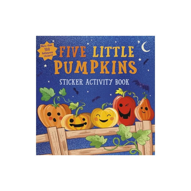 Five Little Pumpkins sticker activity book